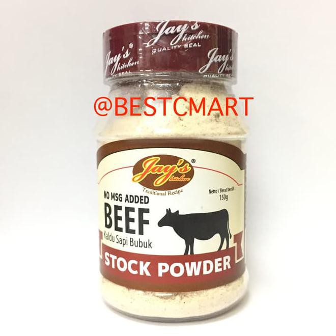

1b1h jay's beef stock powder non msg (kaldu sapi bubuk non msg) pss4