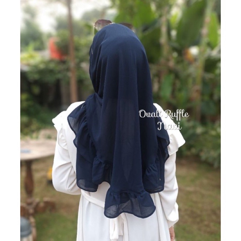 INNARA | Pashmina OVAL RUFFLE KARET