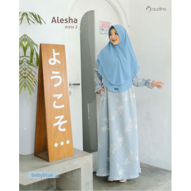 Alesha Dress Size S M ORI Audina/Gamis Alesha Audina/Gamis Motif Audina