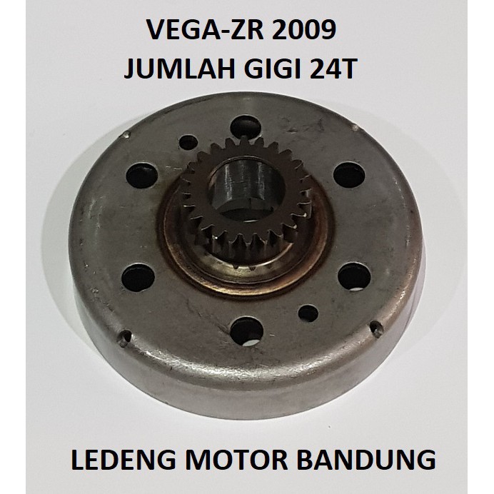 Binapart Mangkok Vega-ZR 2009 Gigi 24T Rumah Kampas Ganda Otomatis Kopling Lokal