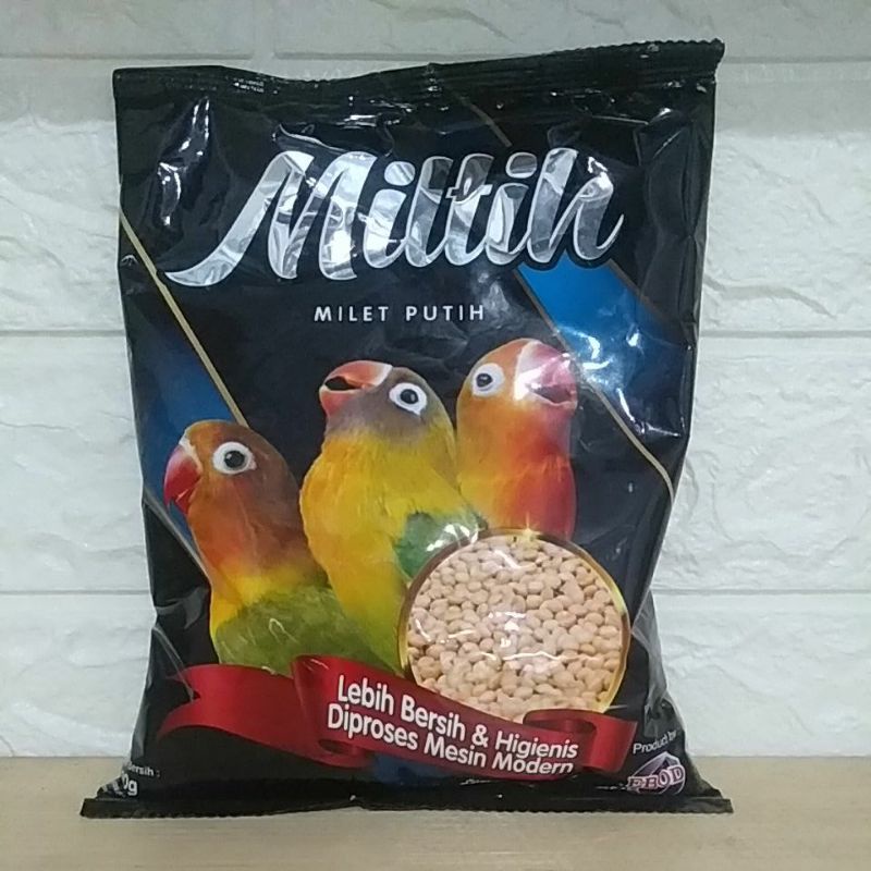 miltih ebod jaya milet putih untuk pakan penyetabil birahi burung love bird