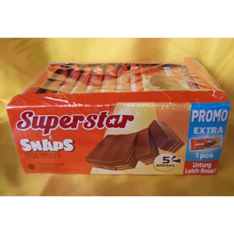 

Superstar Snaps Wafer Coklat isi 12 pcs