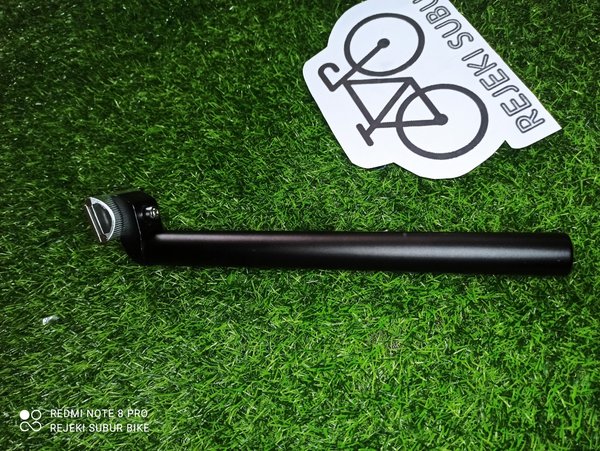 Seatpost 26.0 260 Alloy Vintage tebal panjang 30 cm hitam federal dll