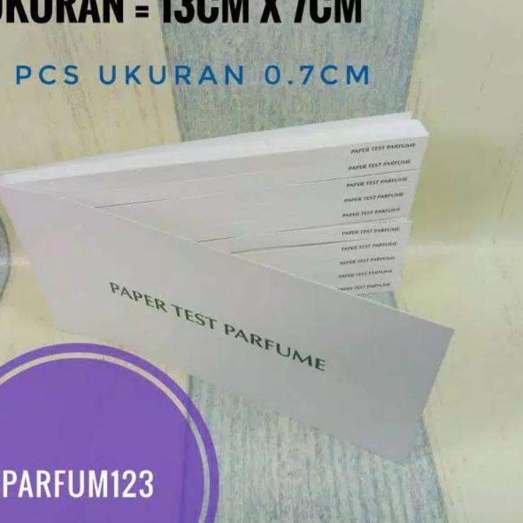 [KODE FLBK9] Kertas Tester - Paper Test Perfume - Kertas Parfum Tester