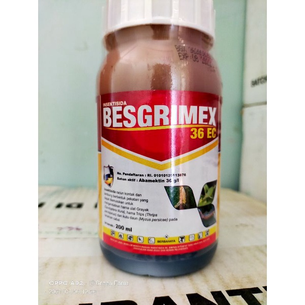 Besgrimex 36ec 200ml Abamektin 36gl Efektif Kendalikan Hama