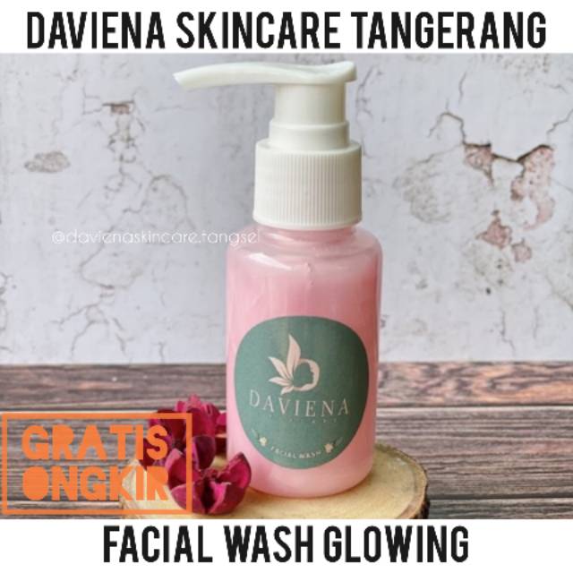Facial Wash Glowing Daviena Skincare | Davina Skincare Whiteglow