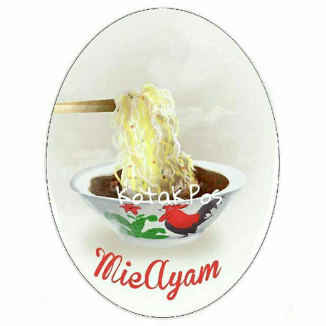 

MIE AYAM SHAPED POSTCARD POSTCROSSING SURAT FILATELI MURAH KARTU POS KOTAK SQUARE BAKMI KHAS MAKANAN