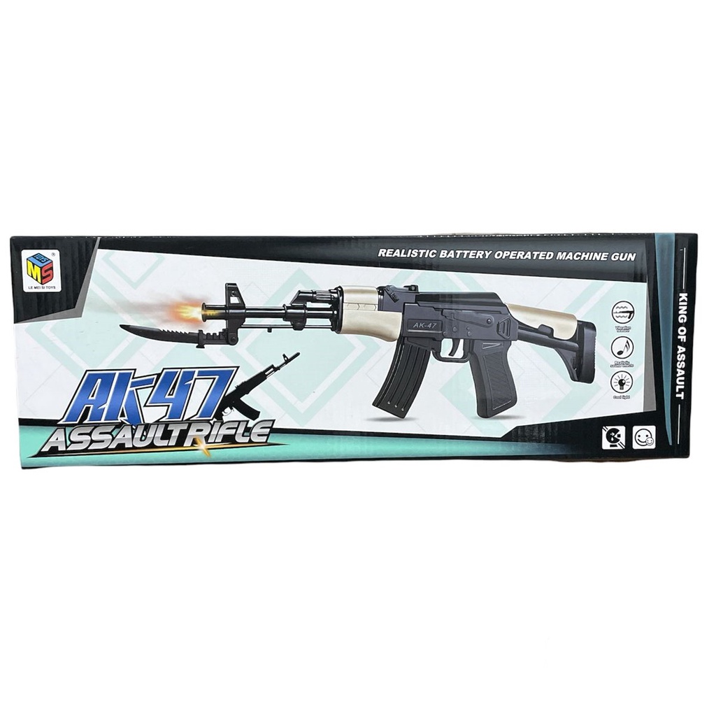 Mainan Anak PISTOL AK-47 ASSAULTRIFLE Tembakan Series Pubg Machine Gun Mainan Pistol AK47 Gun