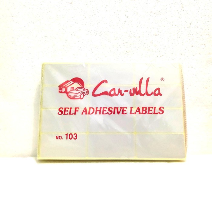 

LABEL UNDANGAN 103 [PER PADS] Label 103 CAR-VILA / Labels Undangan CAR-VILA No. 103