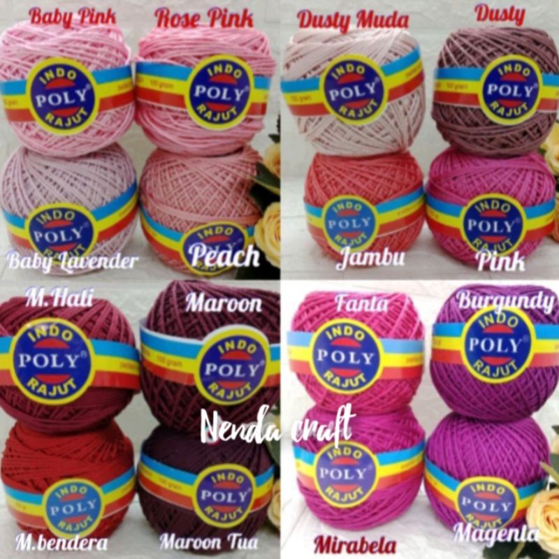 BENANG RAJUT POLY INDO part 5