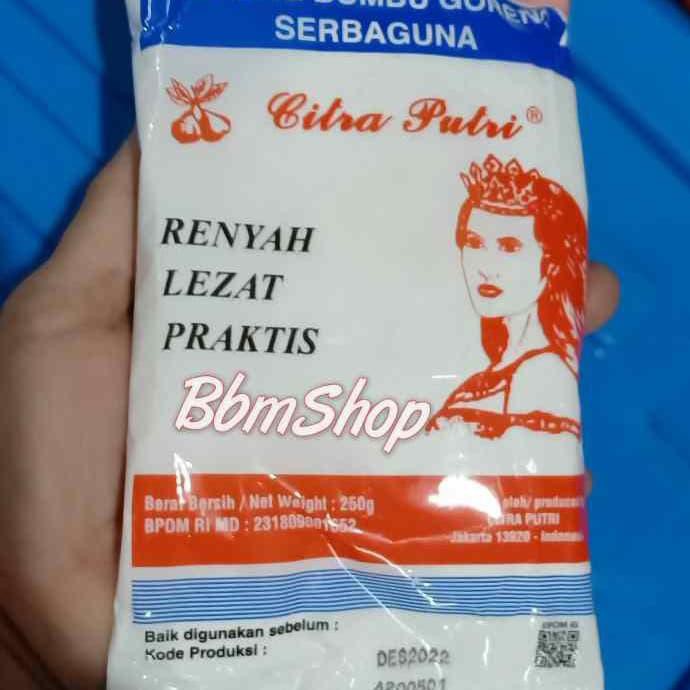 

Tepung Bumbu Goreng Ayam Serbaguna Citra Putri