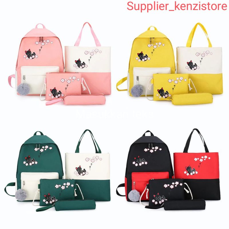 Supplier_kenzistore - HAURA - Tas Ransel Backpack Fashion Tas murah meriah cantik kekinian Modern te