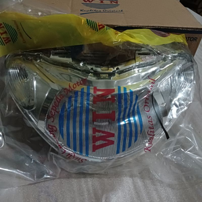 REFLEKTOR LAMPU DEPAN MIO 2008 SMILE IMITASI WIN