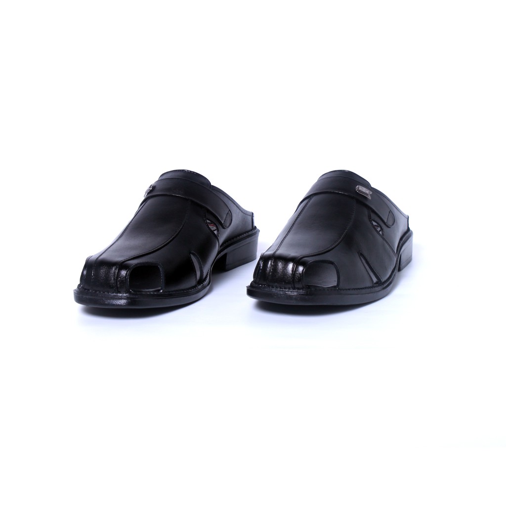 Sepatu Sandal Pria Kulit Asli Rasheda VL 01 Selop Tutong Bustong Big Size