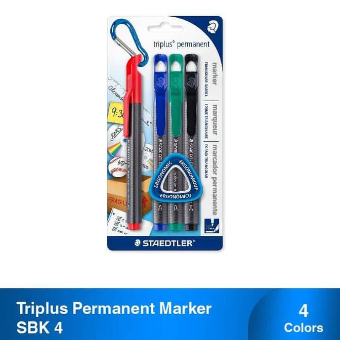 

NEW PRODUCT Staedtler Triplus Permanent Marker SBK 4 DR83