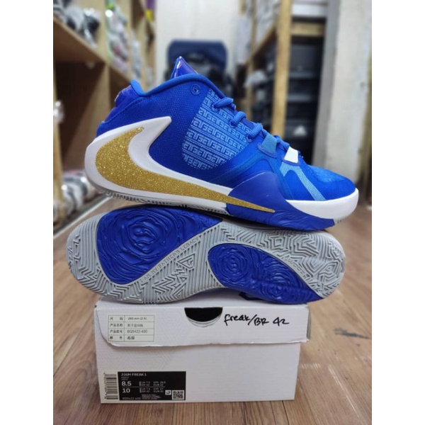 10.10 SALE !! NIKE ZOOM FREAK 1 BLUE &quot; Sepatu Basket Pria Olahraga Jogging Running Import Premium Quality