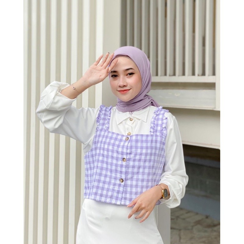 MAYA SET atasan wanita set kekinian lilac