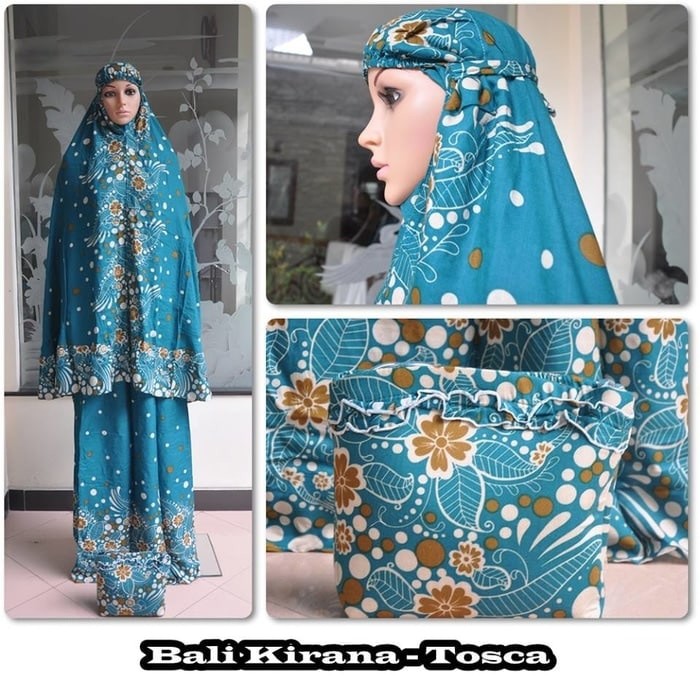 HOT PROMO  MUKENA BALI KIRANA - MUKENA WARNA MOTIF BUNGA TERBARU MUKENA TERLARIS
