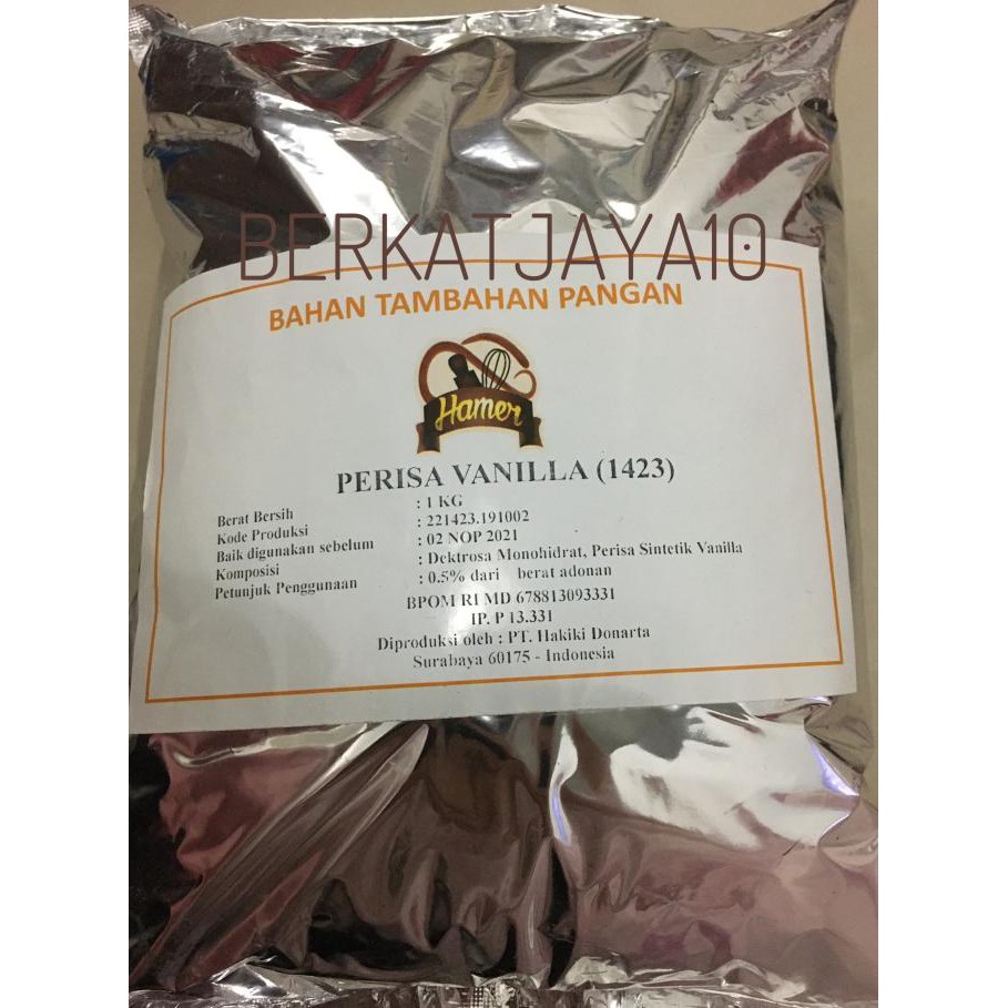 

Promo Awal tahun Hamer Vanilla Susu Perisa Vanila 1kg Promo Awal tahun