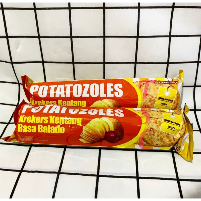 

Potatozoles Khong Guan Potatozoles Krekers Kentang Rasa Balado 150gr KG Potatozoles Rasa Balado