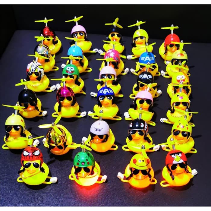 MAINAN PAJANGAN BONEKA BEBEK BALING-BALING LED - PAJANGAN MOBIL / MOTOR LED