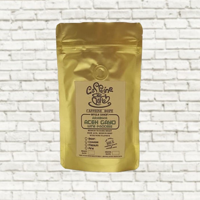 

Kopi Arabika Aceh Gayo Wine Process 100 Gram - Bean/Biji & Ground/Bubuk