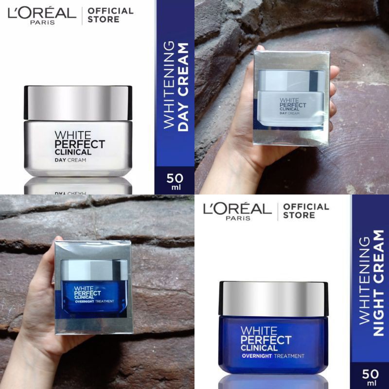 Loreal White Perfect Clinical Day / Night Cream 50mL 100% original