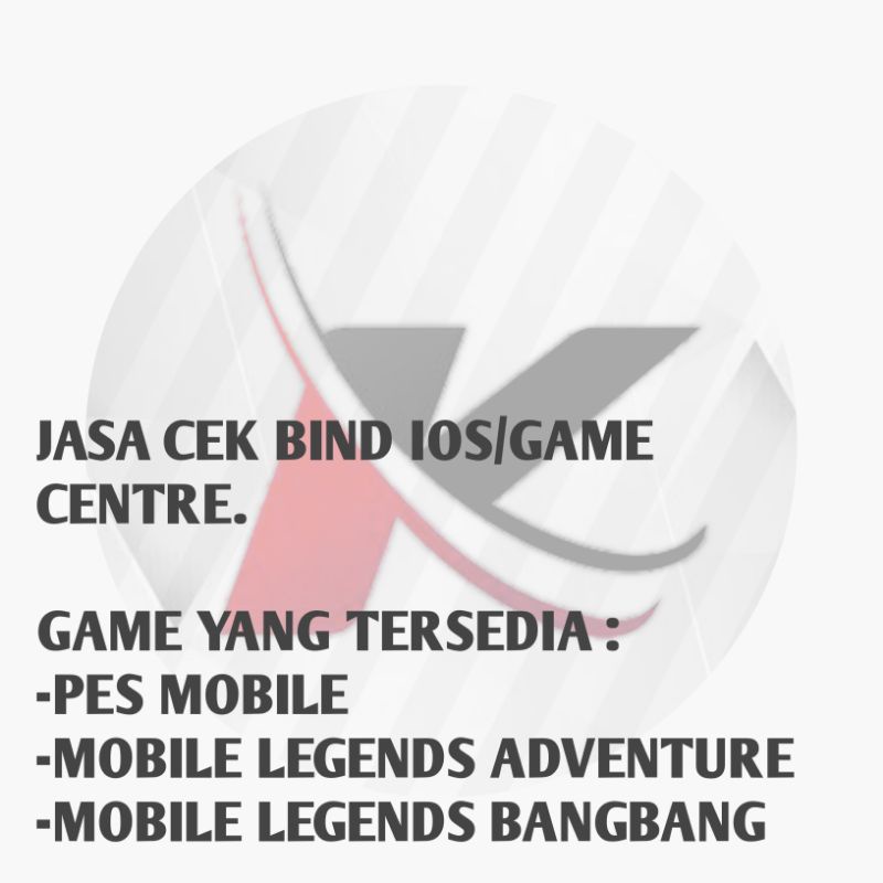 JASA CEK IOS/GAME CENTRE