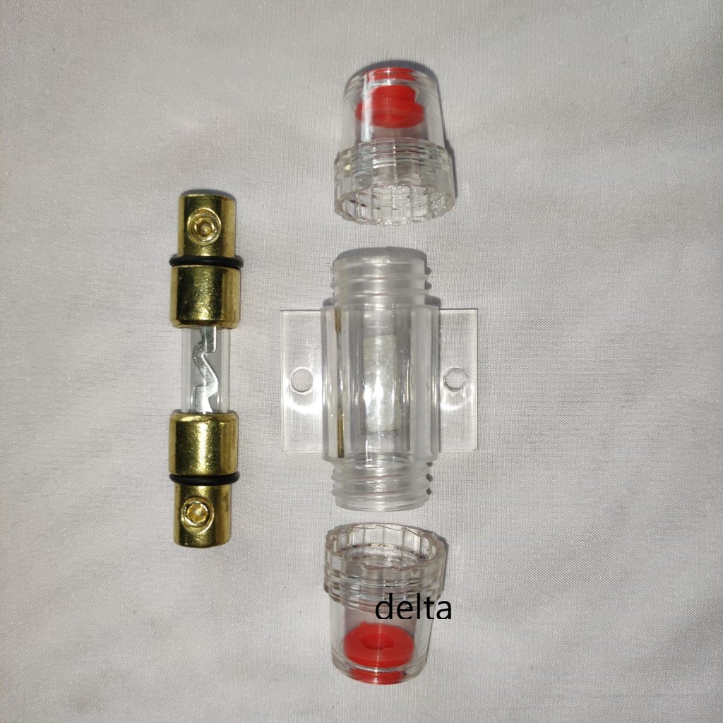 Sikring box/ Fuse Audio Skring 60A Transparan