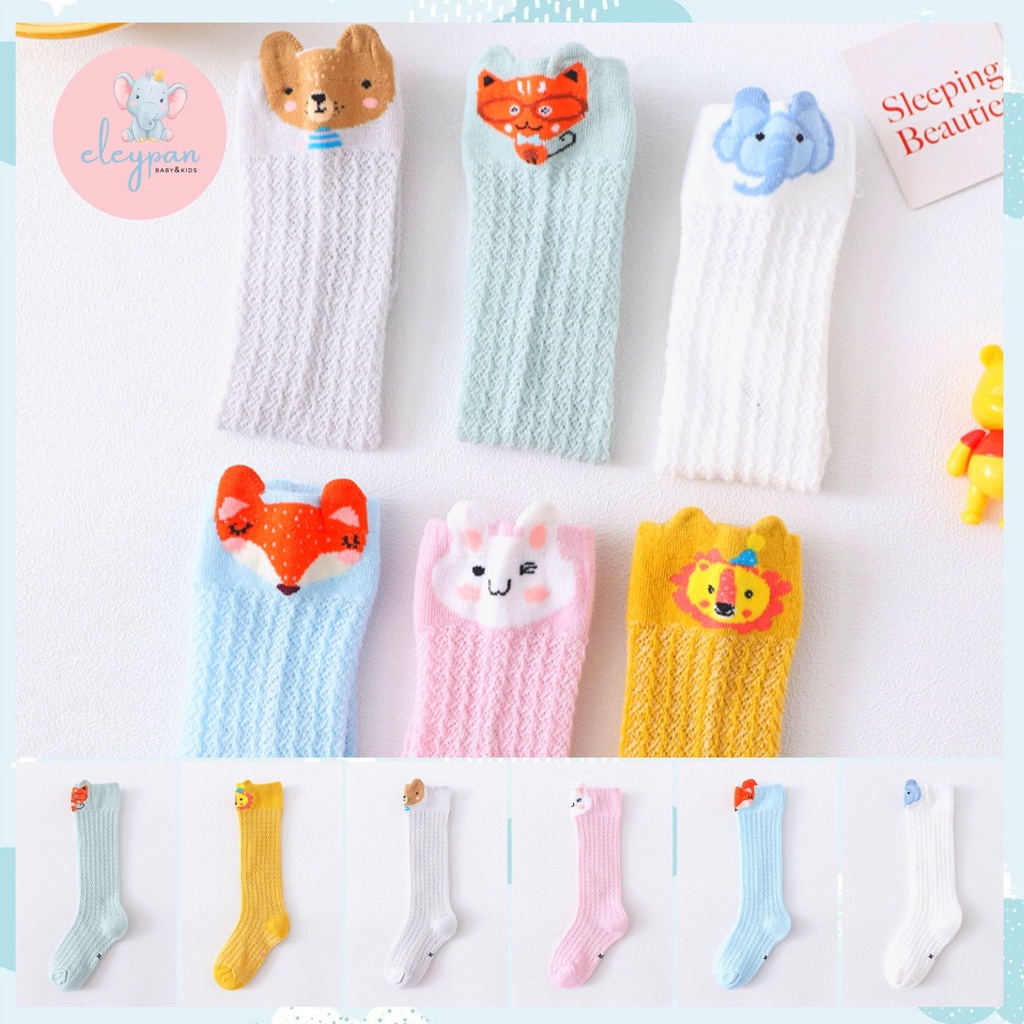 Kaos Kaki Bayi Impor / Kaus Kaki Import Karakter / Baby Socks Import Quality / Kaos Kaki Anak Lucu Motif Animal