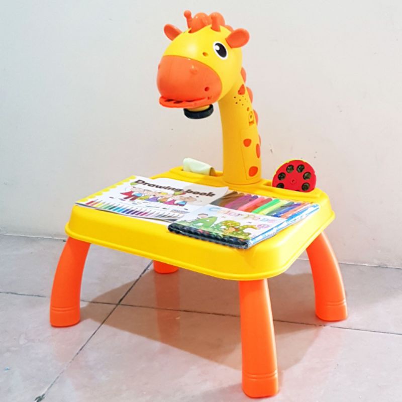 Meja proyektor anak Meja proyektor gambar anak Meja jiplak gambar anak mainan anak