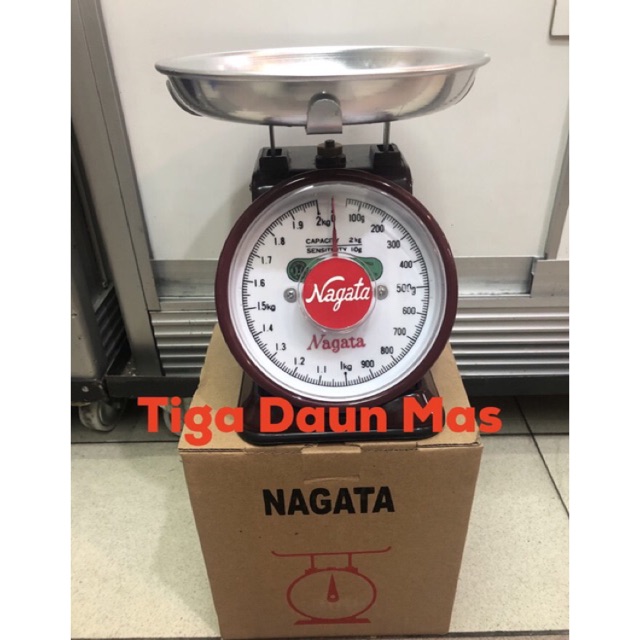 Timbangan Duduk Jarum Nagata 2 Kg / Timbangan Manual Nagata 2 Kg