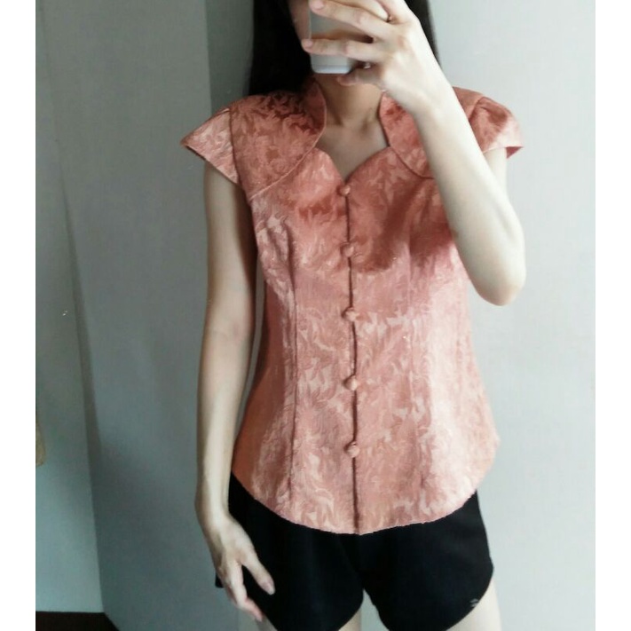 atasan wanita cheongsam preloved