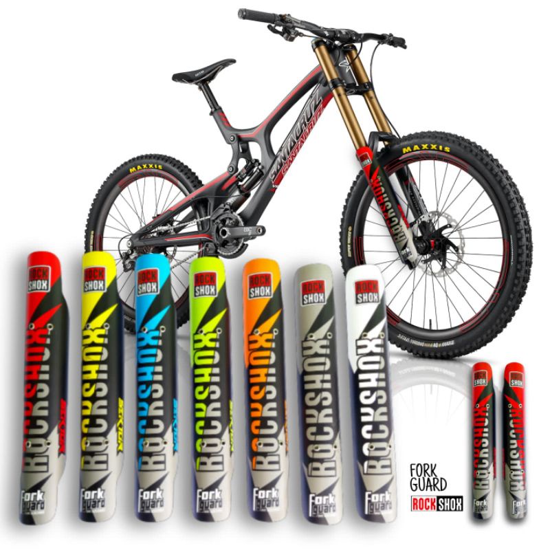 [SEPEDA] Fork Guard Sepeda Mtb Rockshocx / Pelindung Fork Sepeda Mtb / Pelindung Shock Depan Sepeda 