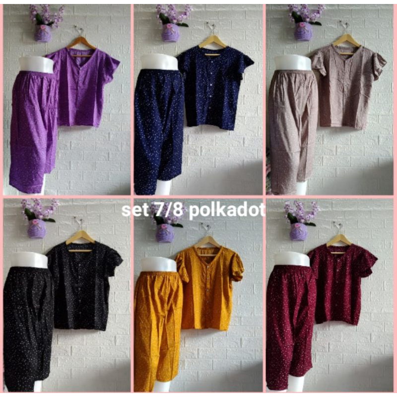 Setelan Kulot 7/8 Stelan Kulot 7/8