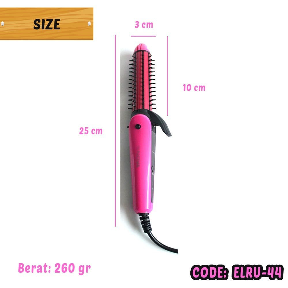 [COD] CATOKAN SISIR 3IN1 NOVA NHC-8890  INOVASI TERBARU PENGERITING PELURUS RAMBUT 3 FUNGSI PRAKTIS