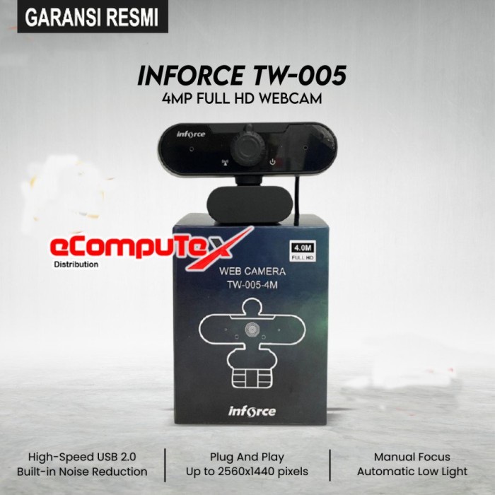 WEBCAM INFORCE TW-005-4M / CAMERA TW0054M 4MP FULL HD GARANSI RESMI
