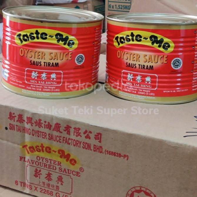 

[[[BARU]]] Saus Tiram Taste Me Oyster Sauce 2.268kg Kaleng bukan Panda