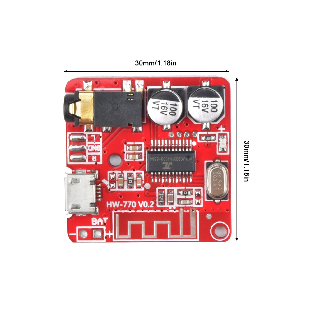 Modul Penguat Dan Penerima Audio Mp3 3.7v-5v Mini blu-e-t-ooth 4.1