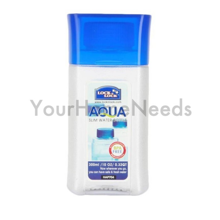 botol minum Mini Lock n Lock Botol Minum Aqua Slim 300ml 0.3L HAP704