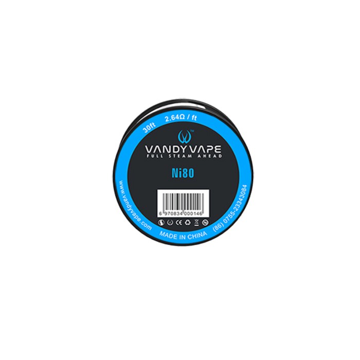 Vandy Vape Wire Pure Nickel Ni80 24 GA 30 Feet [9.15 Meter]