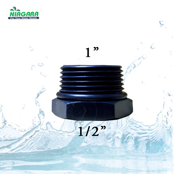 Bushing 1 Inch Drat Luar 1/2 Inch Drat Dalam