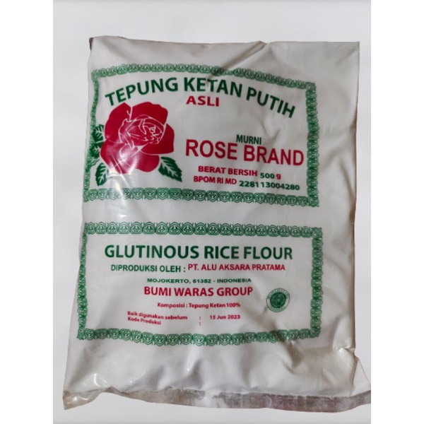 

Tepung ketan rose brand 500gr