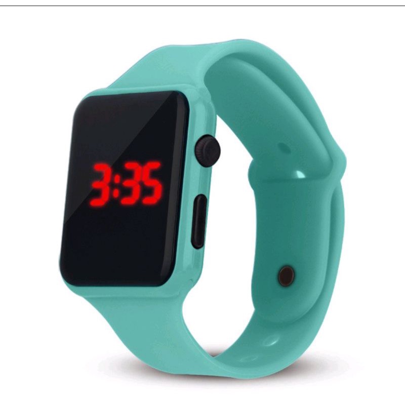 COD Jam Tangan LED Watch Kotak Digital Fashion Pria Wanita Kekinian Termurah-Tosca