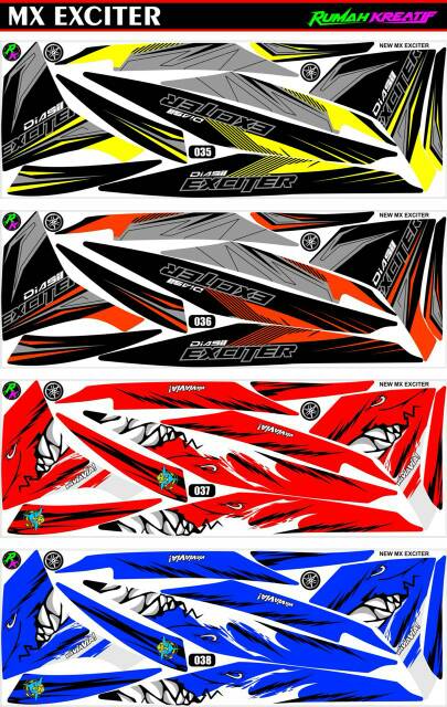 Sticker Striping Variasi Jupiter Mx 135 New 2012 2015 Njmx 2q