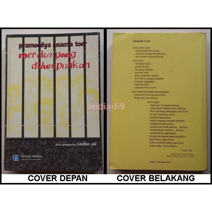 MEREKA YANG DILUMPUHKAN PRAMOEDYA ANANTA TOER 1995