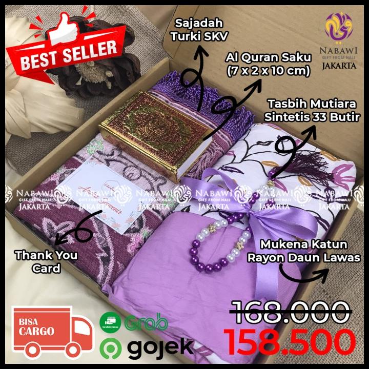 

Hampers Gift Box Mukena + Sajadah Kado Cewek Kado Ulang Tahun Wisuda