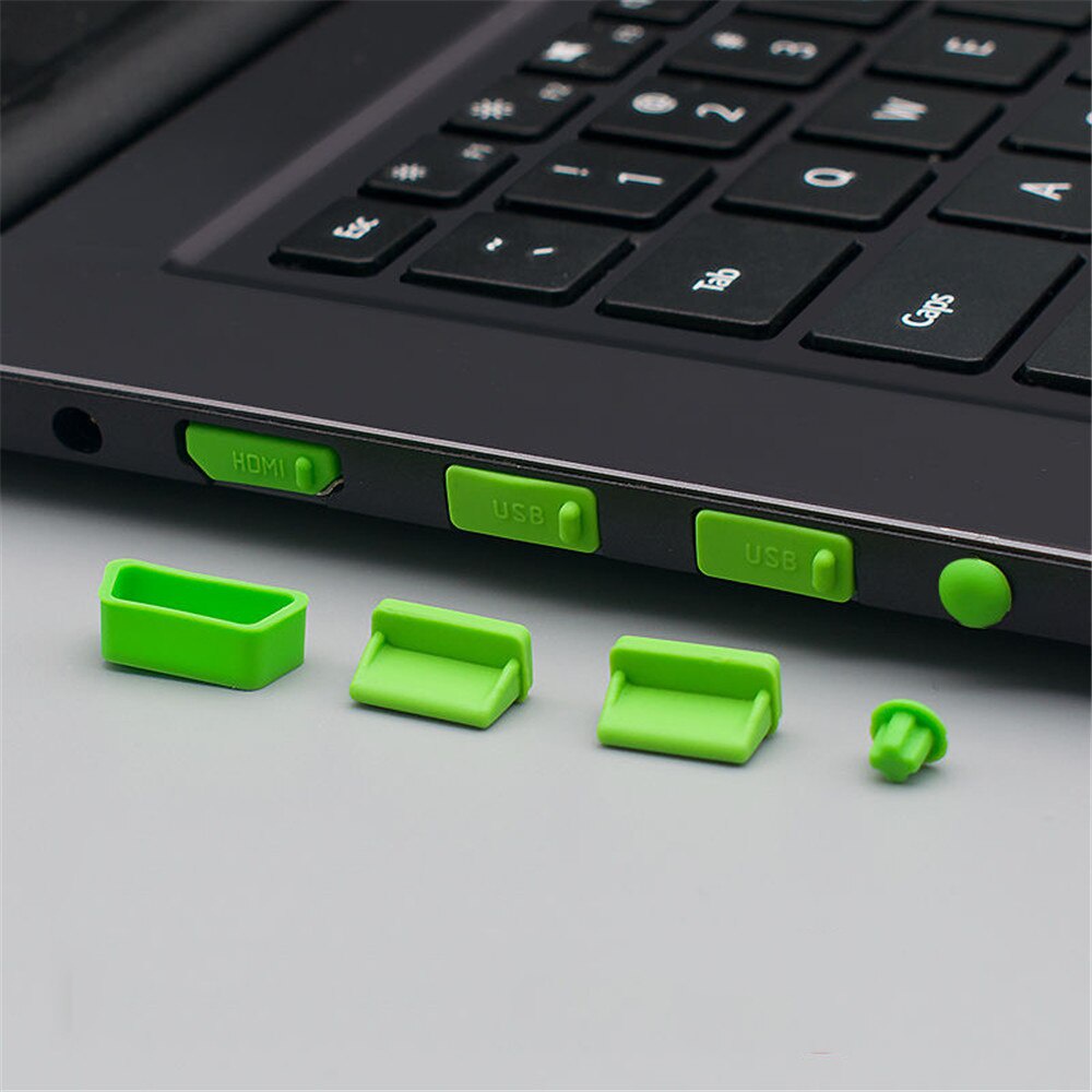 16pcs Film Silikon Pelindung Keyboard Laptop usb Tipe c Anti Air / Debu / Guncangan