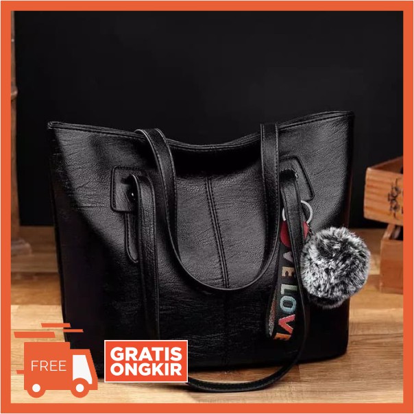 Tas selempang wanita Tas Wanita Tas Import Batam Totebag Hitam