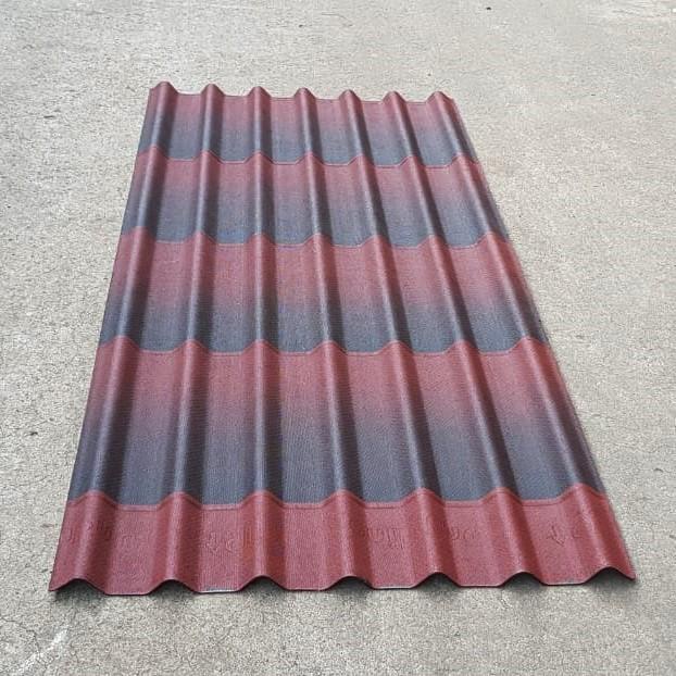 Genteng ONDULINE TILE - Dual Red 3D